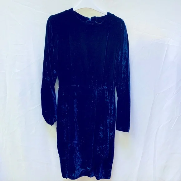 MaxMara Dresses Pianoforte Di Maxmara Velvet Sheath Dress 34